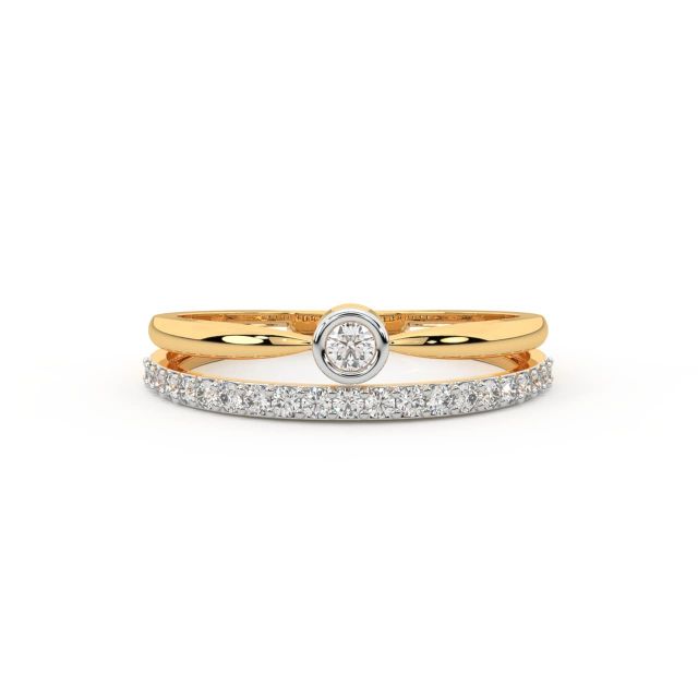 Moselle Round Diamond Engagement Ring